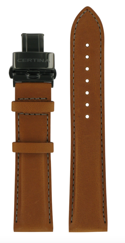 Certina DS Podium Lederband braun 20mm mit Schließe C600020149