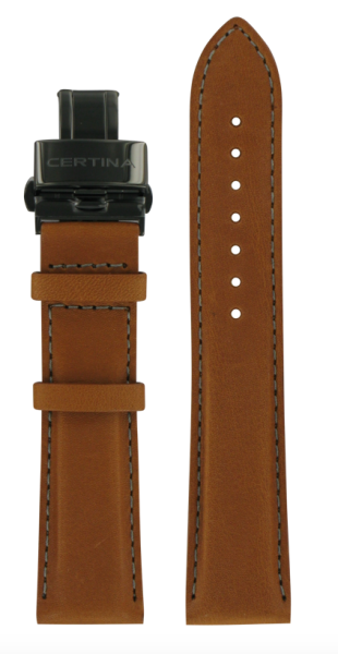 Certina DS Podium Lederband braun 20mm mit Schließe...