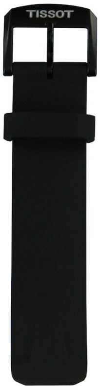Tissot T-Race Silikonarmband schwarz 19,5mm T603035436