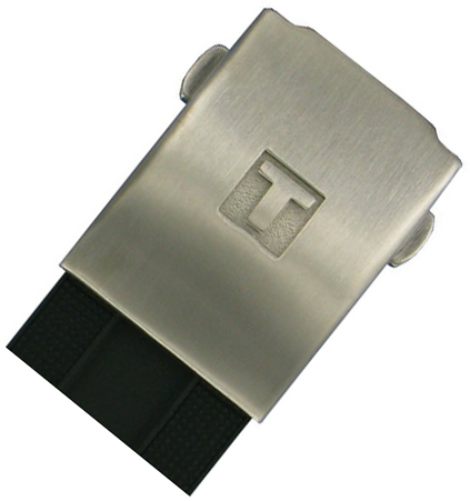 Tissot Titan Schließe 20mm für T-Touch Expert Solar Kautschukarmbänder T640033494