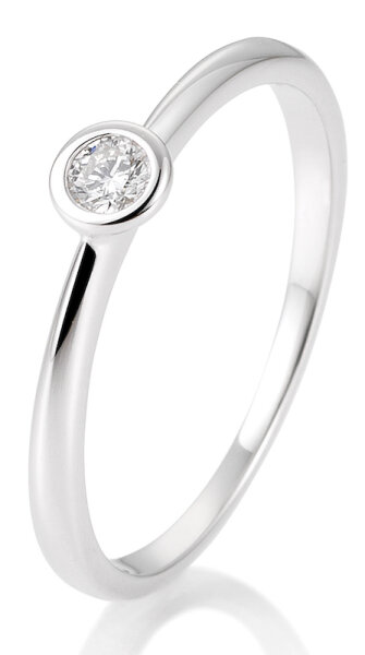 Breuning Verlobungsring weißgold 585 mit Brilliant...