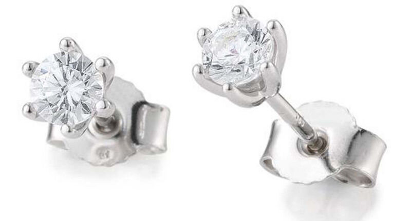 Breuning Ohrstecker weißgold 585 mit Brillianten 0,30 Ct