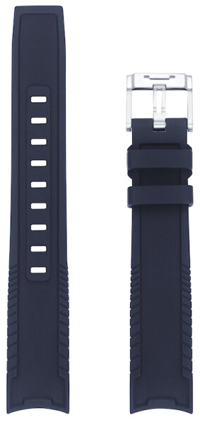 Hamilton Khaki Navy Frogman Kautschukband schwarz 20/18mm...