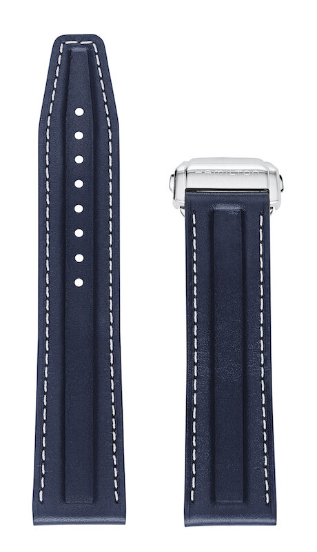 Hamilton Broadway Lederband schwarz 22/20mm H600.435.100