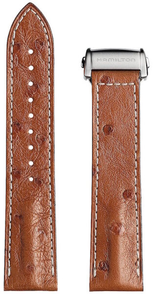 Hamilton Jazzmaster Viewmatic Lederband goldbraun 22/20mm...