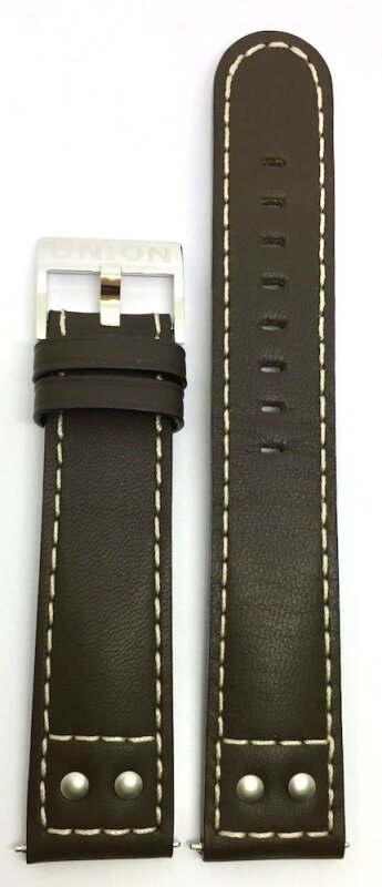Union Glashütte Belisar Lederband braun mit Schließe 20mm D610002222