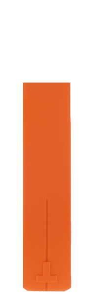 Tissot T-Touch II Kautschukarmband orange 21,1mm T610026463