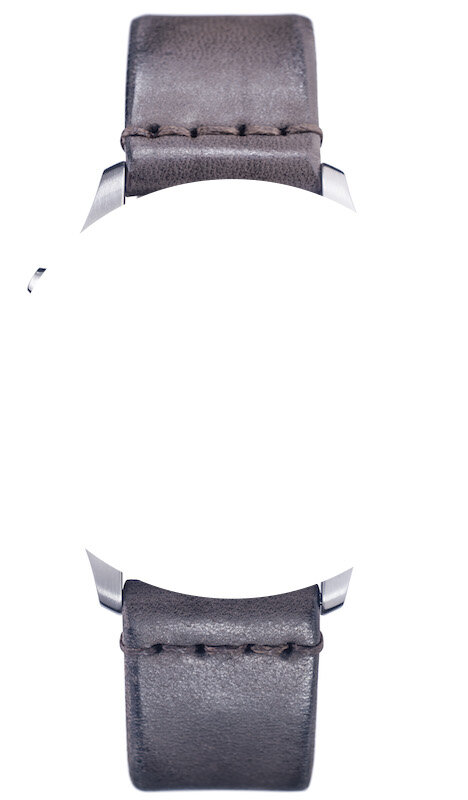 Davosa Pontus Vintage 03 Lederband grau-braun 22mm