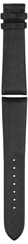 Union Glashütte Armband 19/16mm Satin schwarz kurz D610002137