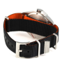 Hamilton Khaki Navy Scuba Natoband schwarz/orange H694.823.100