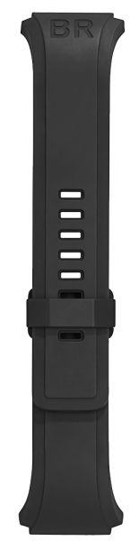 Bell & Ross BR02 Kautschukband schwarz ohne...