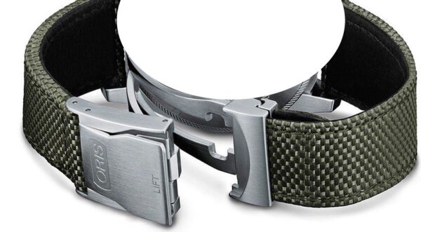 Oris Textilband inkl. Schliesse grün 23mm 07 5 23 14FC