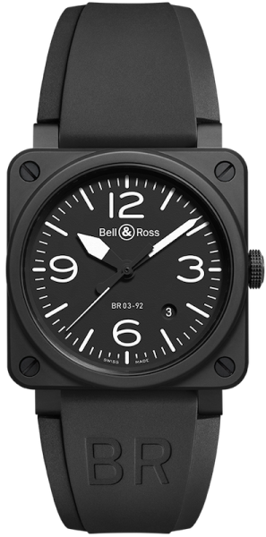 Bell & Ross Black Matte Automatik BR0392-BL-CE