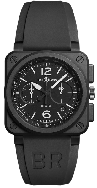 Bell & Ross Black Matte Automatik Chronograph...