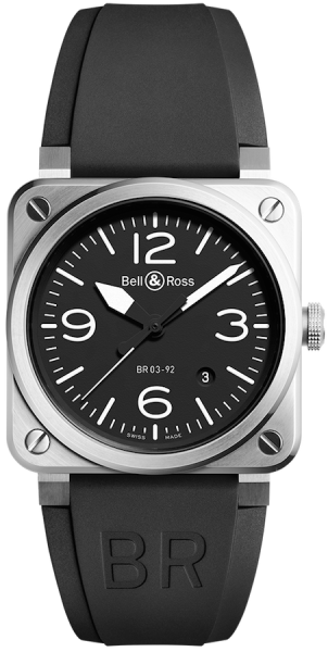 Bell & Ross Steel BR0392-BLC-ST