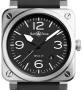 Bell & Ross Steel BR0392-BLC-ST