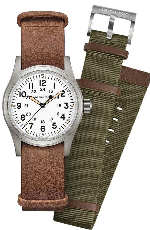 Hamilton Khaki Field 38mm Handaufzug H-50 H69439511-Set