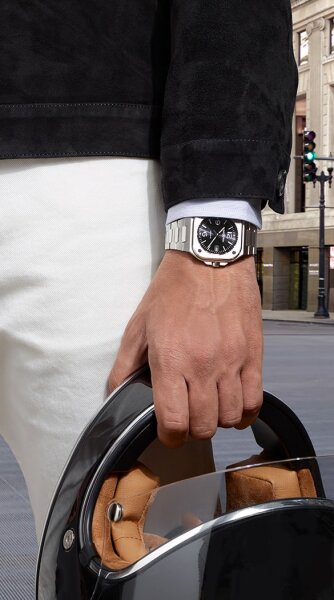 Bell & Ross BR 05 BLACK STEEL BR05A-BL-ST/SST