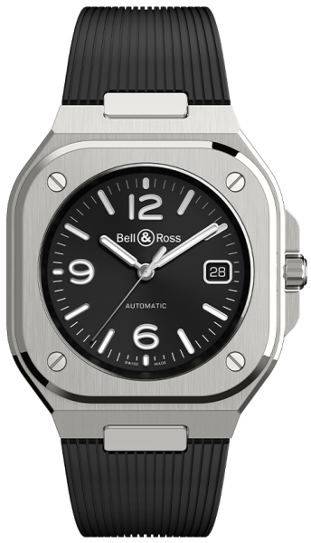 Bell & Ross BR 05 BLACK STEEL BR05A-BL-ST/SRB