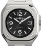 Bell & Ross BR 05 BLACK STEEL BR05A-BL-ST/SRB