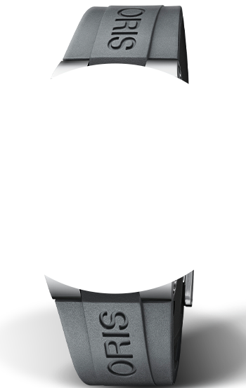 Oris Aquis Kautschukarmband grau inkl. Titan Schliesse...