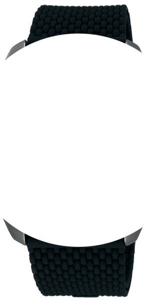 Seiko 5 Rubber Strap Schwarz mit Gun Schließe 22mm...