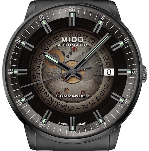 Mido Commander II Automatik black 40mm M021.407.33.411.00