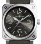Bell & Ross Grey Lum Automatik BR0392-GC3-ST/SCA