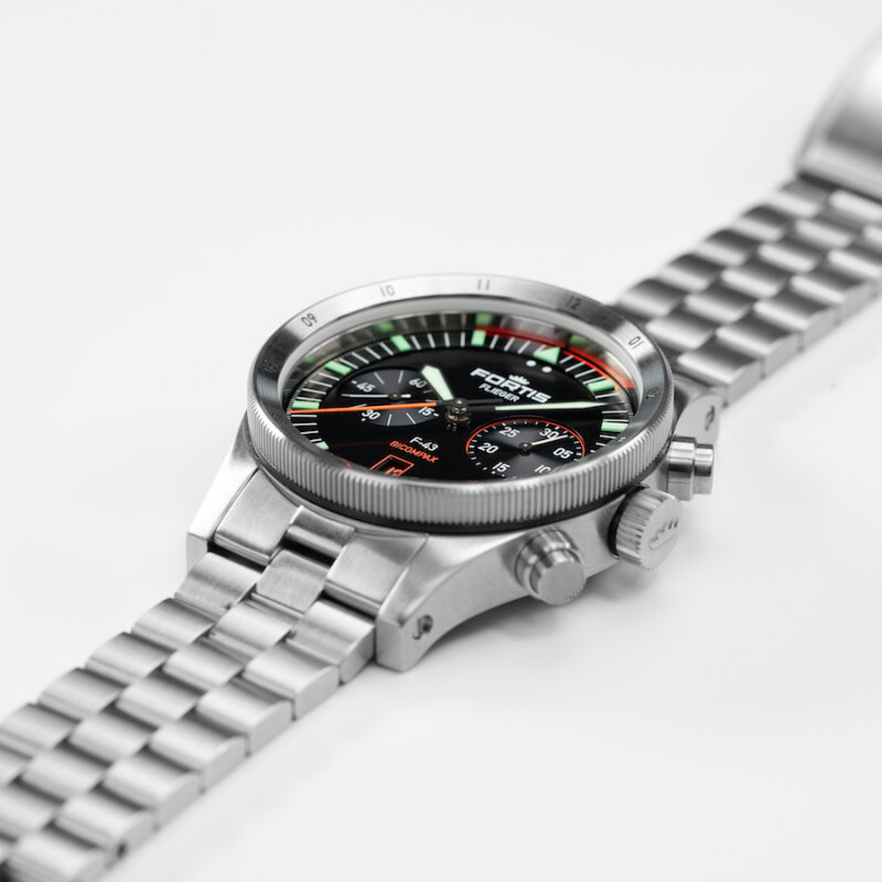 Fortis F-43 Flieger Bicompax Chronograph F4240004