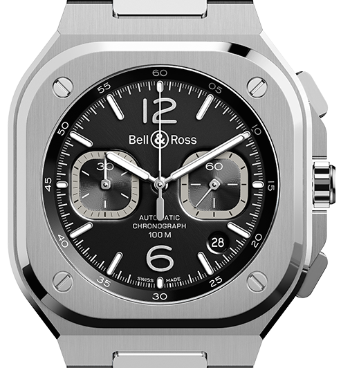 Bell & Ross BR 05 Chrono Black Steel 42mm...