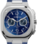 Bell & Ross BR 05 Chrono Blue Steel 42mm BR05C-BU-ST/SRB