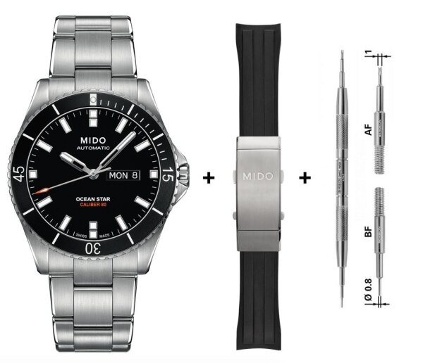 Mido Ocean Star Captain Automatik Herrenuhr Set...