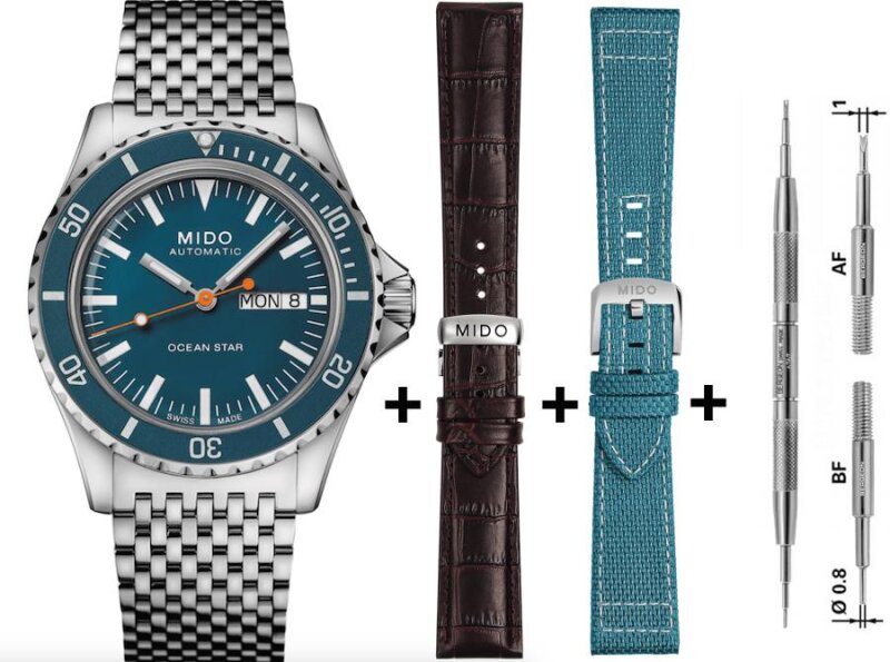 Mido Ocean Star Tribute Automatik Special Edition Set inkl. 2 Wechselbänder M026.830.11.041.00