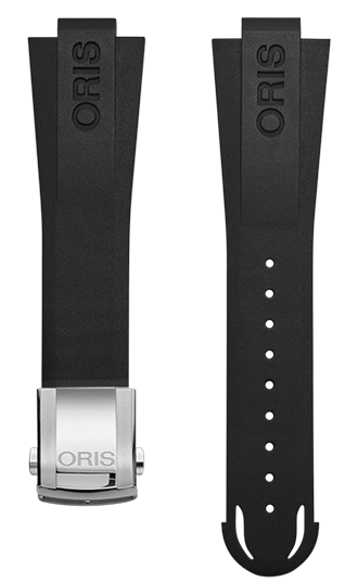 Oris Aquis Kautschukband inkl. Schliesse 22mm 07 4 22 64FC