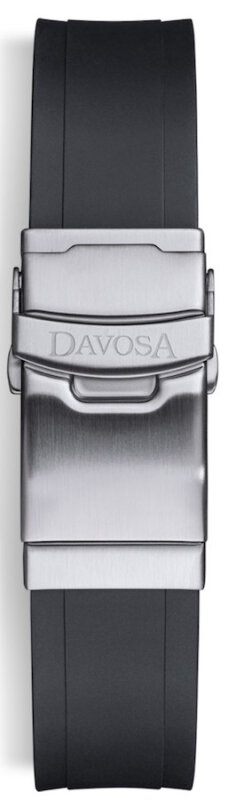 Davosa Ternos Ceramic Kautschukband schwarz 20mm 169.555.55