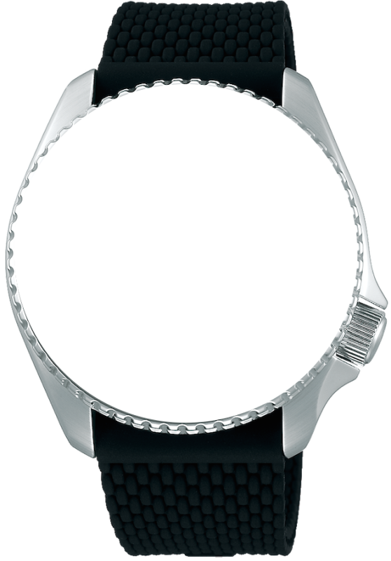 Seiko 5 Sports Kautschukband schwarz 22mm R045011J0