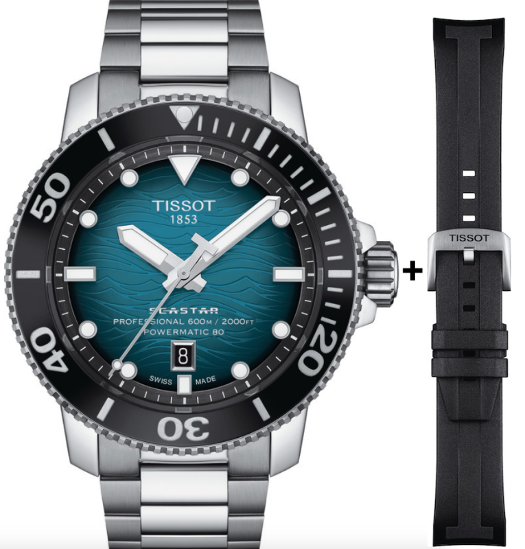 Tissot Seastar 2000 Professional Powermatic 80 + Kautschukband T120.607.11.041.00