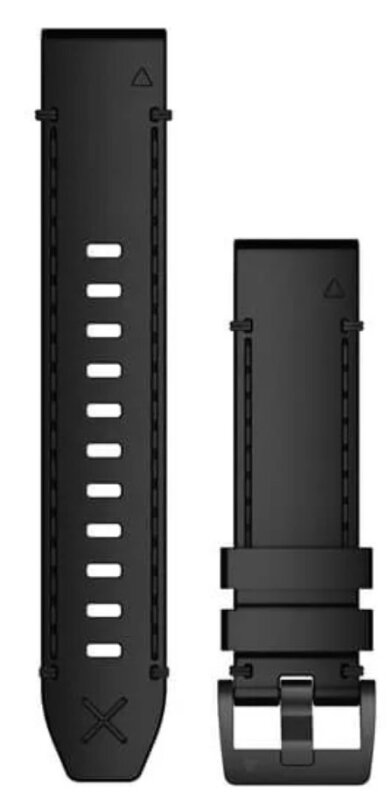 Garmin MARQ Uhrenarmband Quickfit 22mm Leder schwarz 010-12738-19