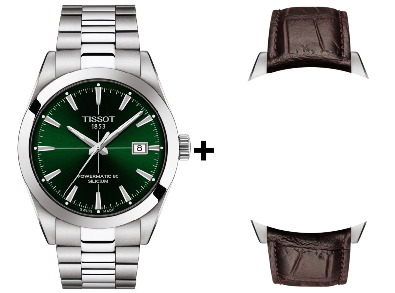 Tissot Gentleman Powermatic 80 Silicium + Wechselband T127.407.11.091.01