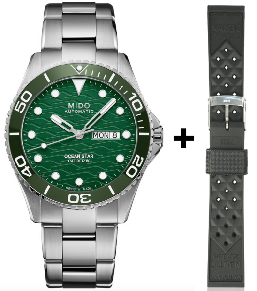 Mido Ocean Star 200C SET inkl. Kautschukband...