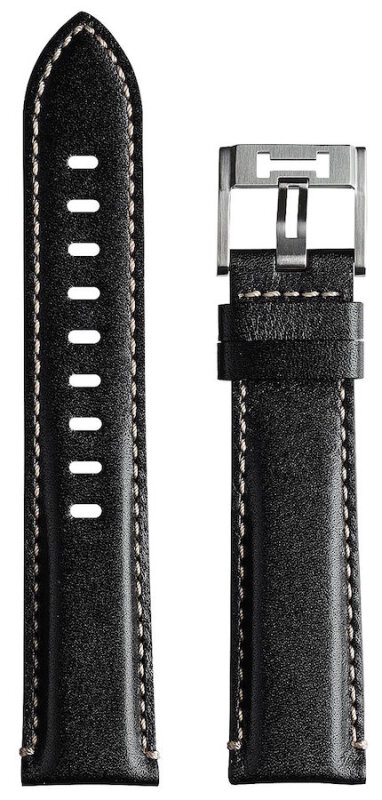 Hamilton Khaki Field Lederband schwarz 22/20mm H690.767.103