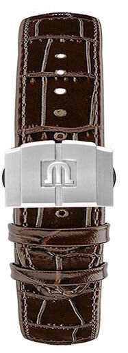 Maurice Lacroix Aikon Auto Dreizeiger Lederband braun 25mm inkl. Schliesse ML740-005050