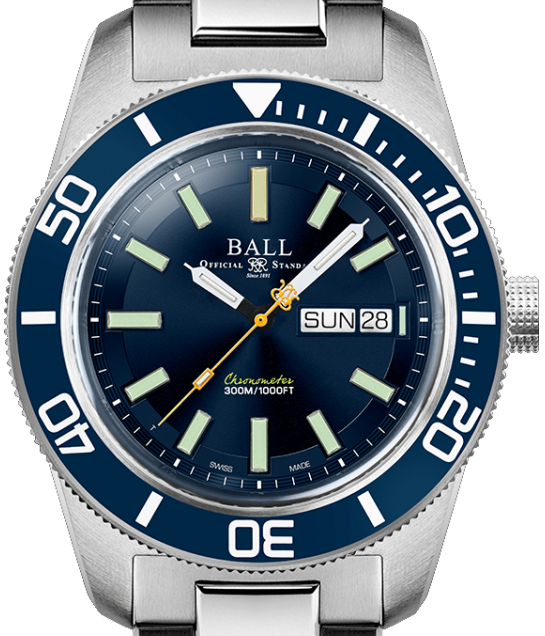 Ball Engineer Master II Skindiver Heritage Herrenuhr DM3308A-S1C-BE