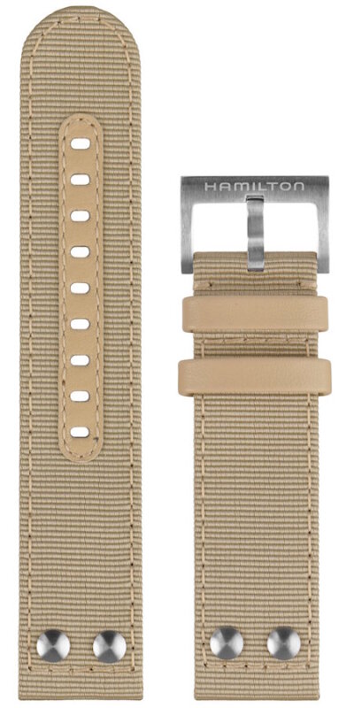 Hamilton Khaki Aviation Textilband beige 22/22mm H694.779.102