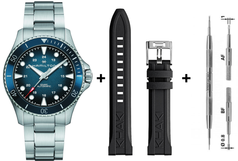 Hamilton Khaki Navy Scuba Automatik 43mm Set H82505140