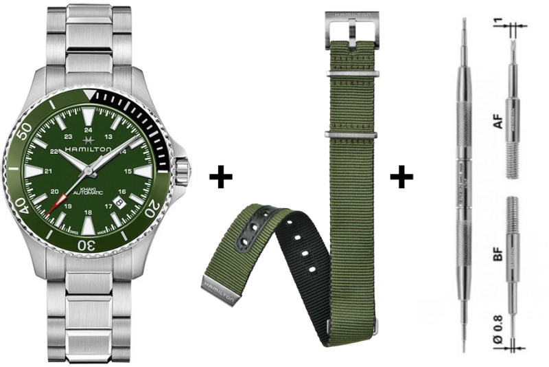 Hamilton Khaki Navy Scuba Automatik 40mm Set H82375161