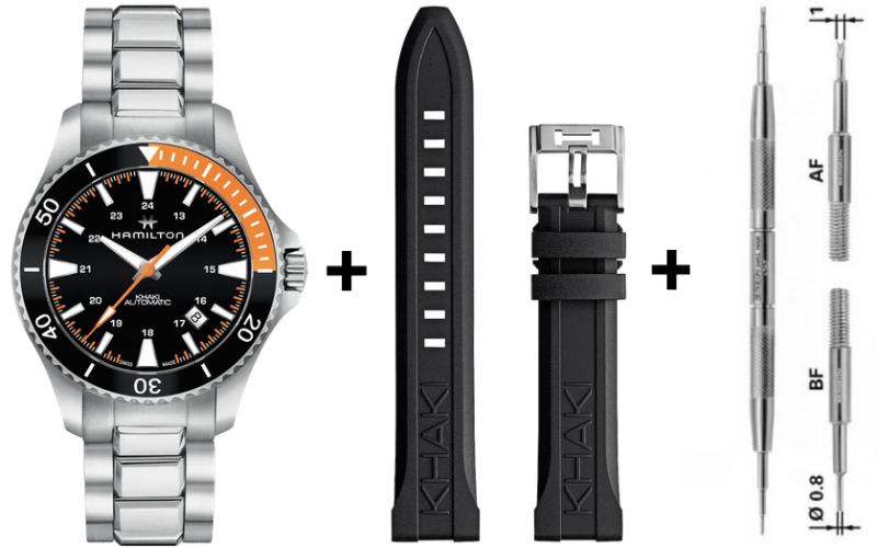 Hamilton Khaki Navy Scuba Automatik 40mm Set H82305131