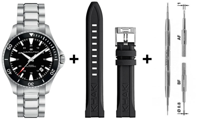 Hamilton Khaki Navy Scuba Automatik 40mm Set H82335131