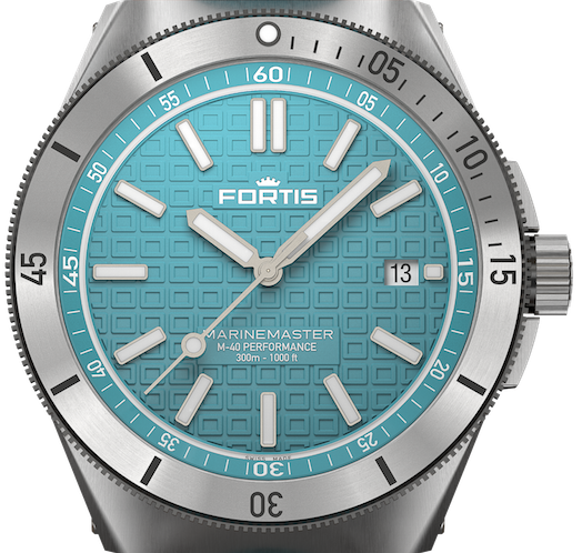 Fortis Marinemaster Serenity Blue Kautschuk 40mm...