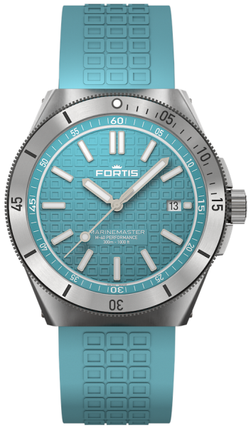 Fortis Marinemaster Serenity Blue Kautschuk 40mm...